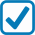 Blue check